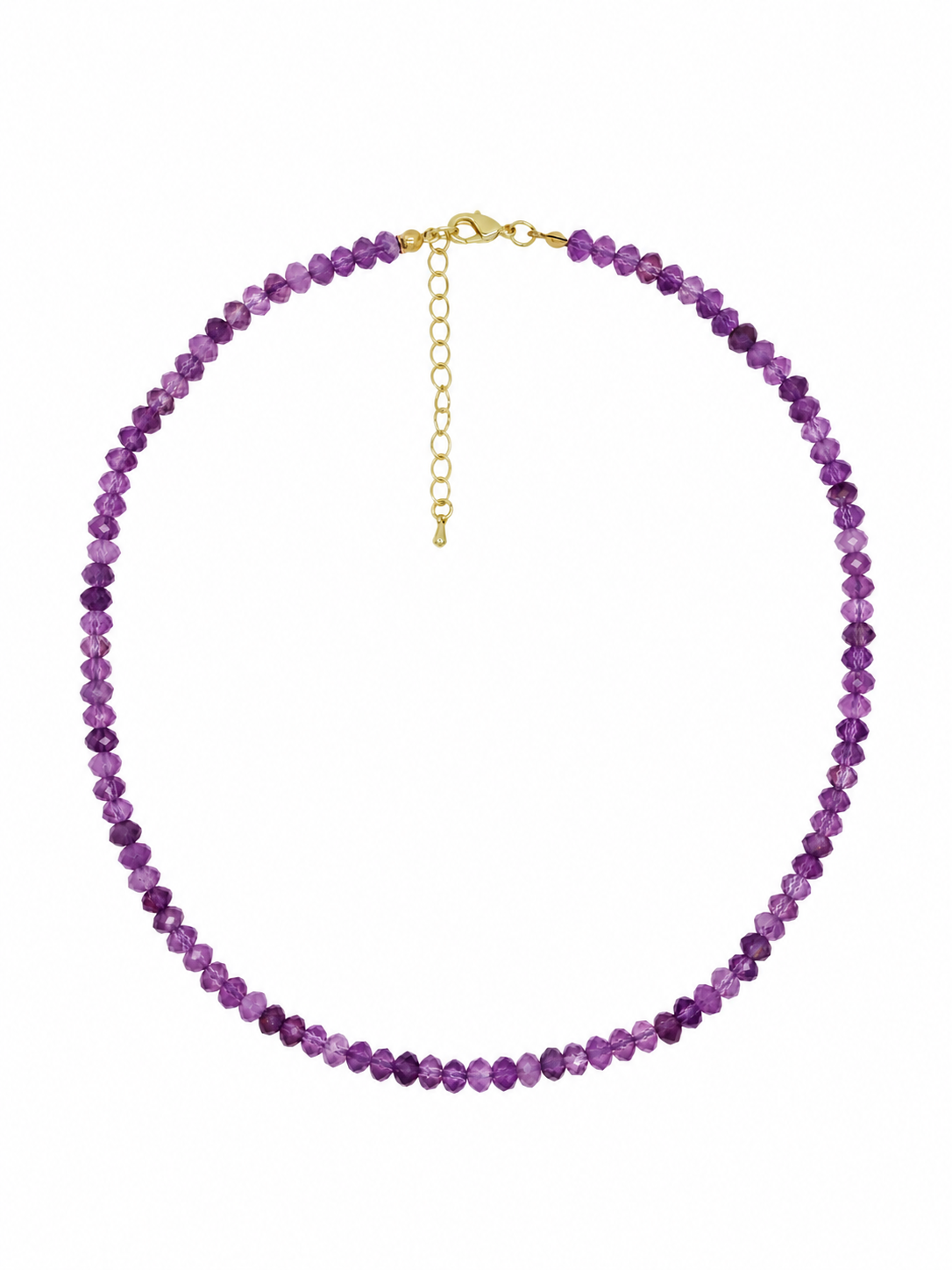 Amethyst Faceted Necklace