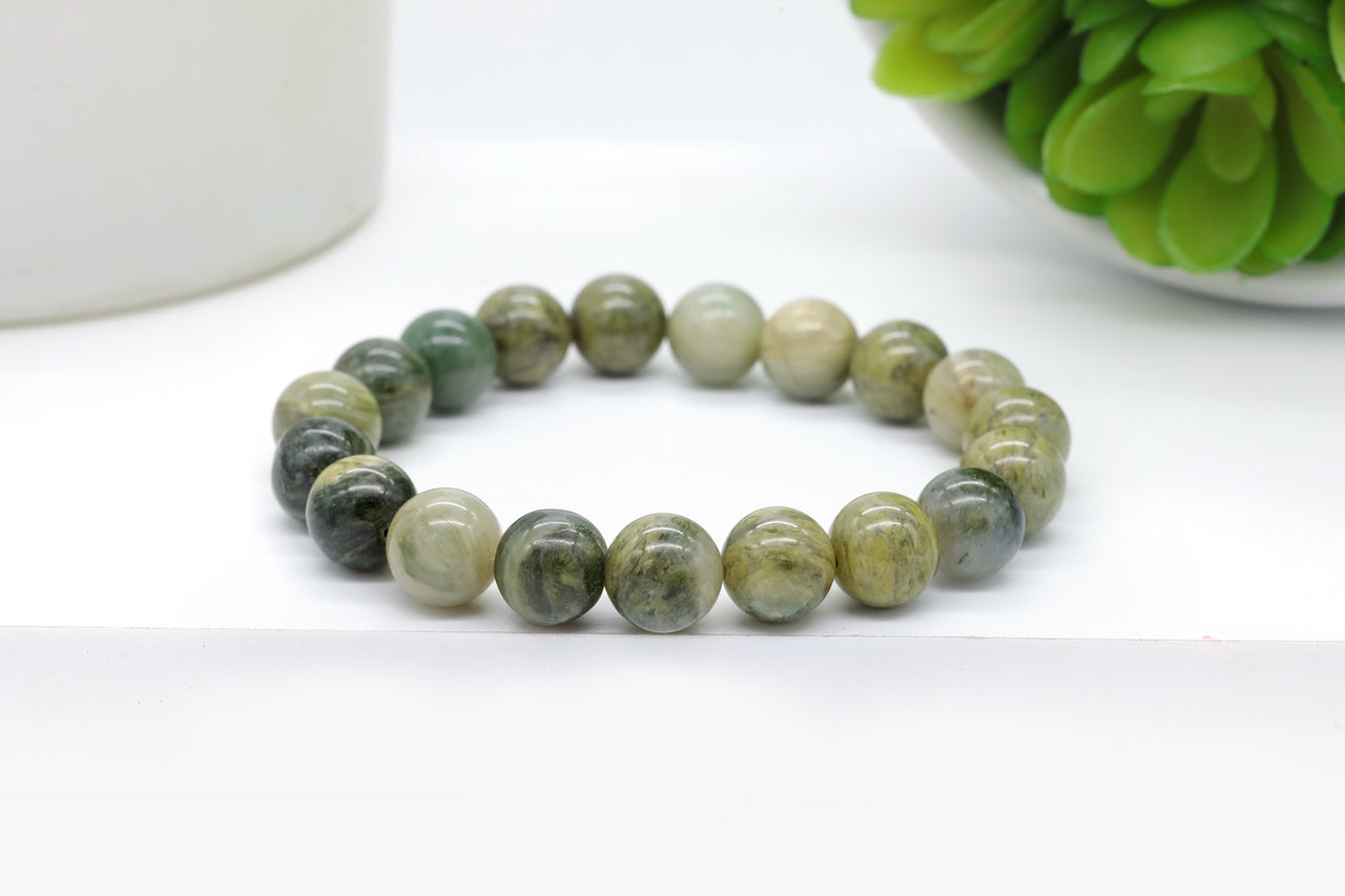 Green Rabbit Hair Quartz 10mm