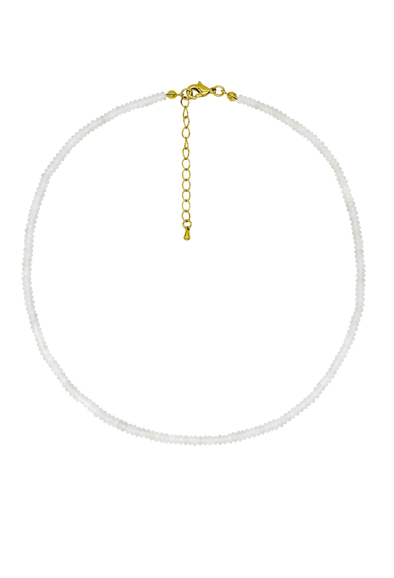 Blue Moonstone Faceted Necklace
