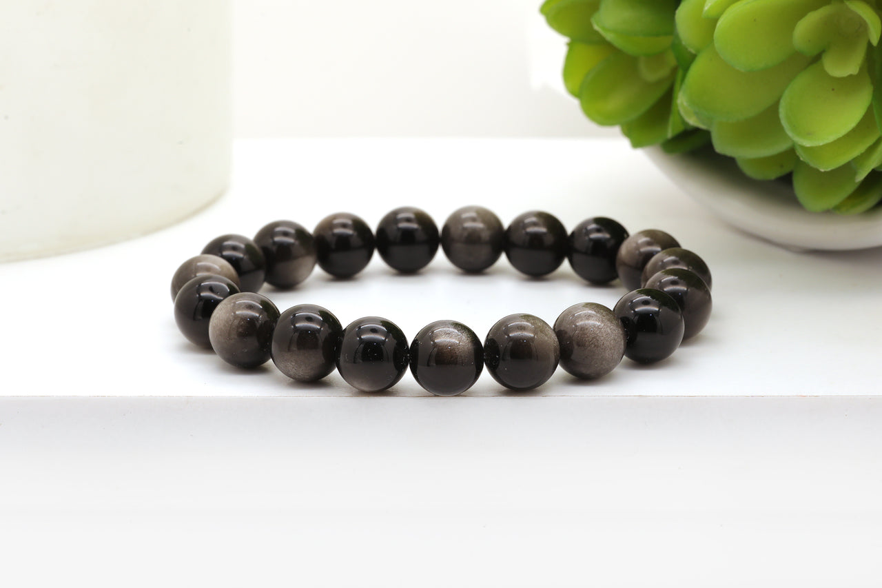 Silver Obsidian 10mm