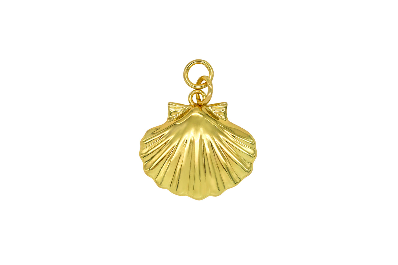 Gold Sea Shell Charm