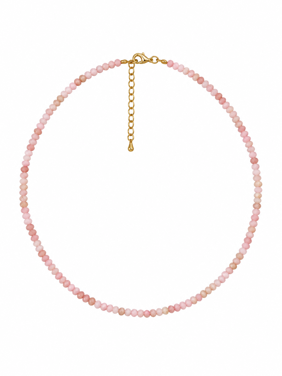 Pink Opal Faceted necklace