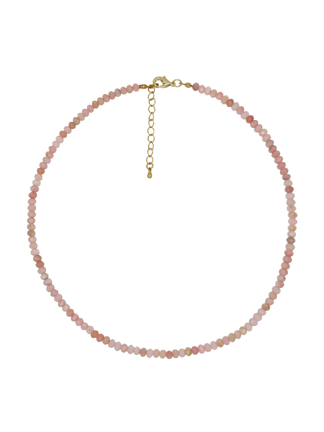 Pink Opal Faceted necklace