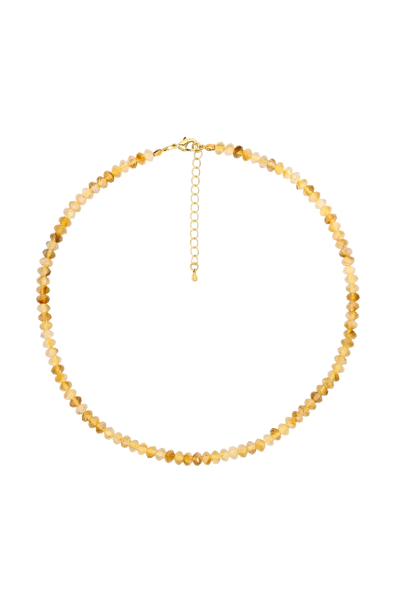 Citrine Faceted Necklace