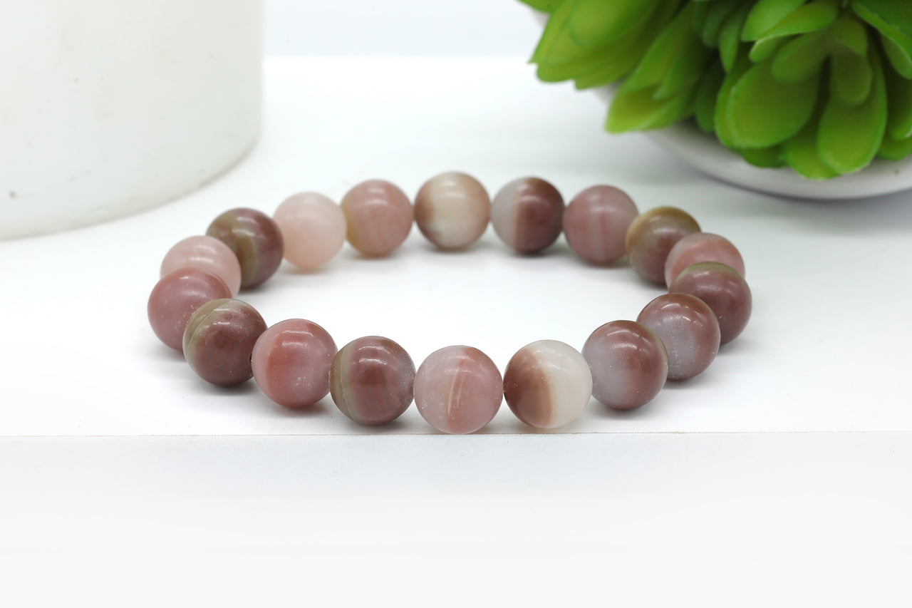 Pink Banded Onyx 10mm