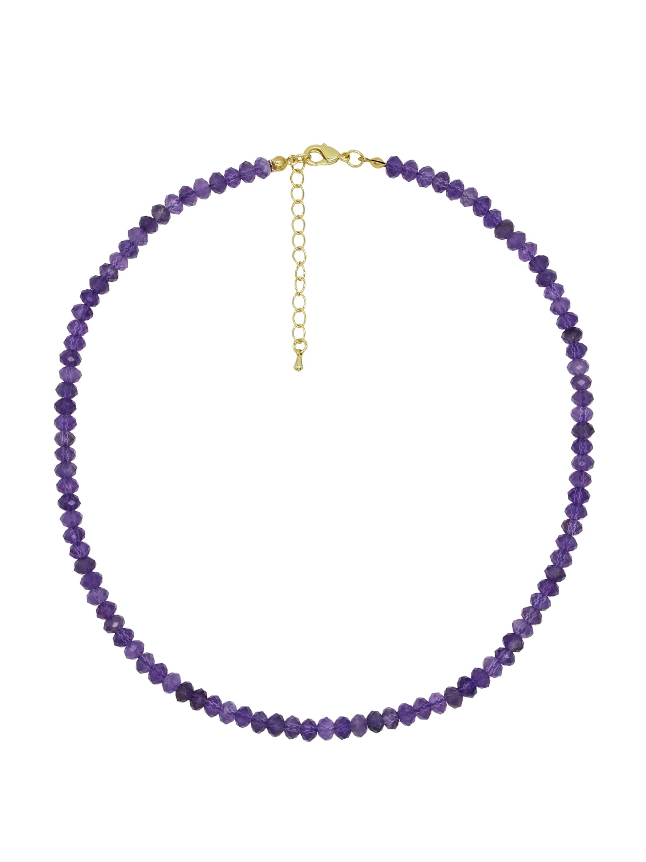 Amethyst Faceted Necklace