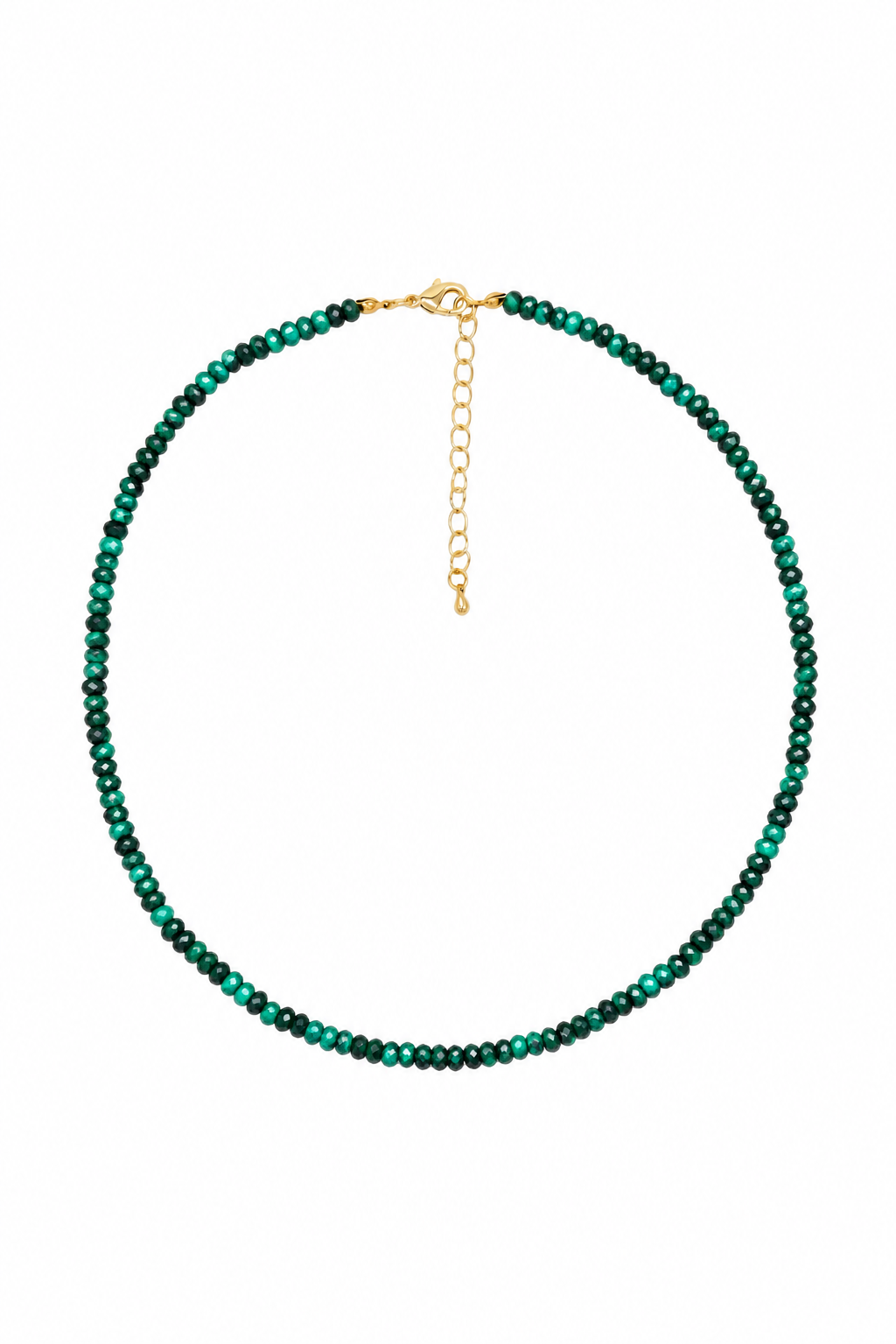 Malachite Faceted Necklace