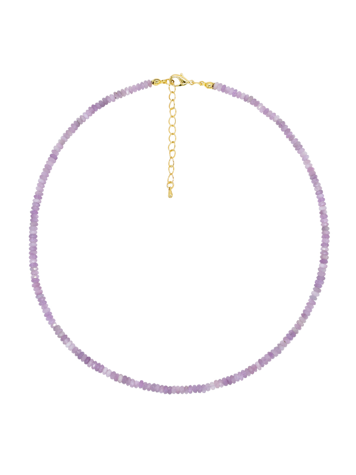 Kunzite Faceted Necklace