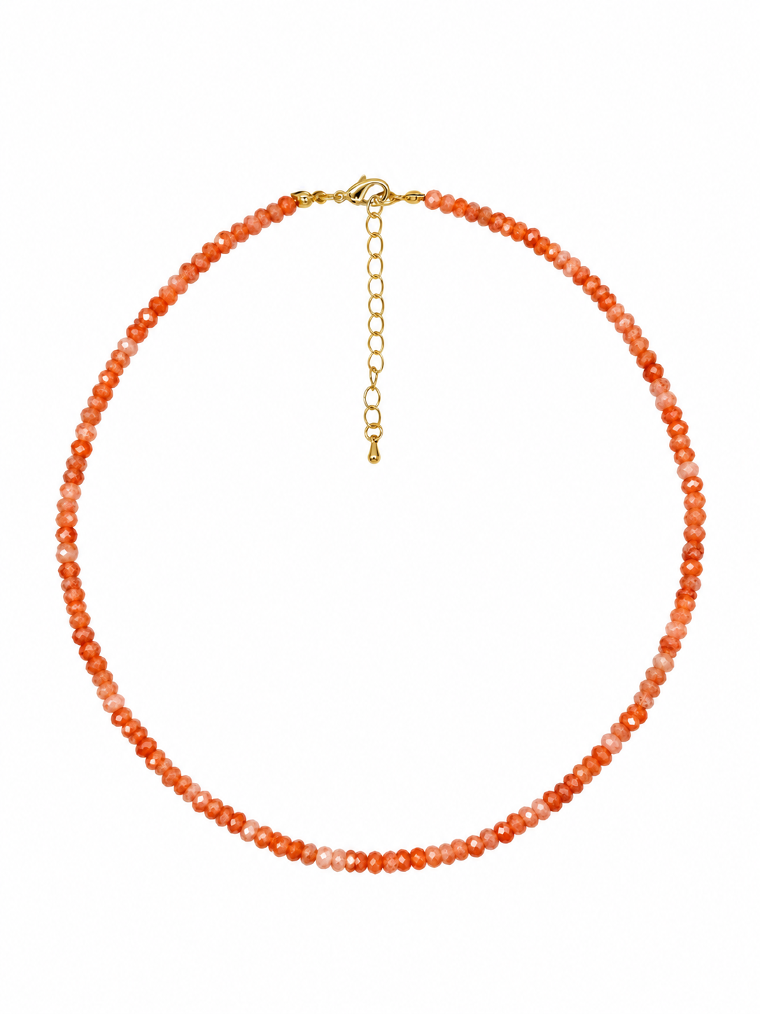 Oregon Sunstone Faceted Necklace