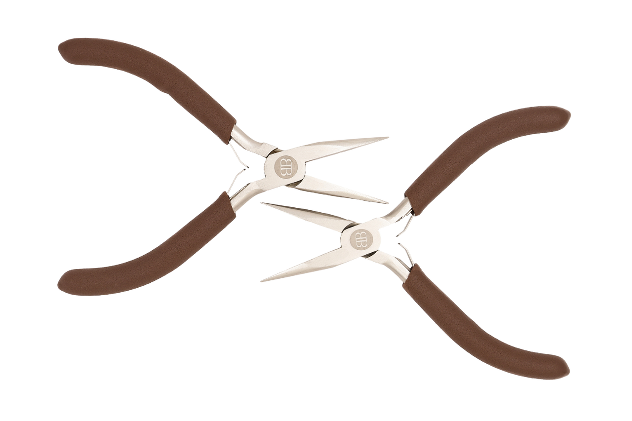 Comfort Handle Needle Nose Charm Pliers (2 included)