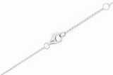 14k White Gold Diamond Mom Necklace