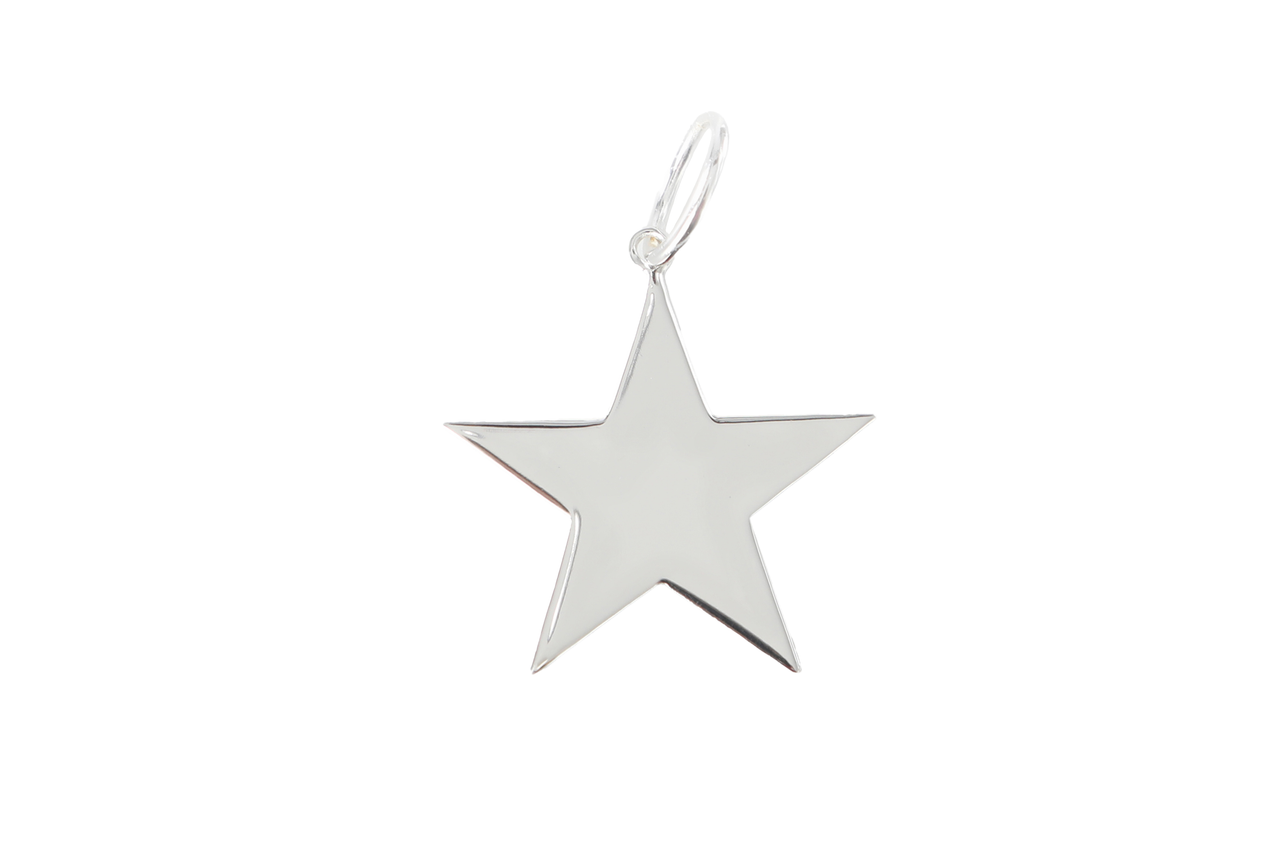 Sterling Silver Large Star Charm