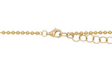 14k Yellow Gold Diamond Arrow Necklace