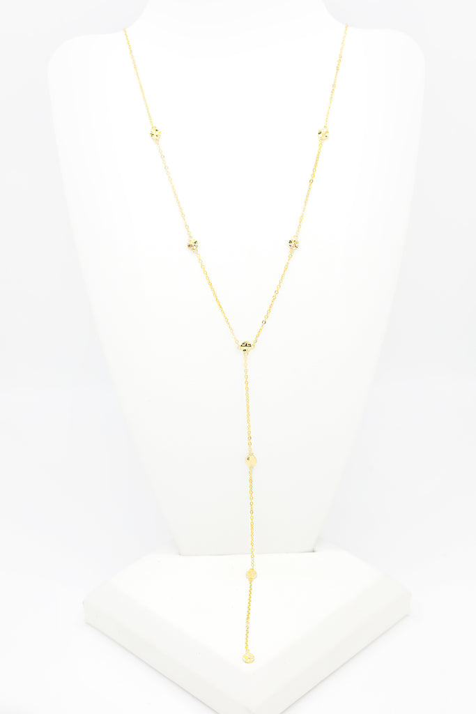 14k Gold Plated Y Necklace