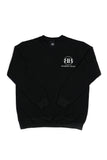 Bombshell Beads Black Crewneck
