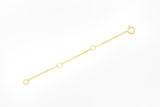 14k Gold Plated Dainty Necklace Extender