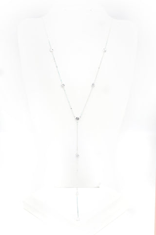 Sterling Silver Y Necklace