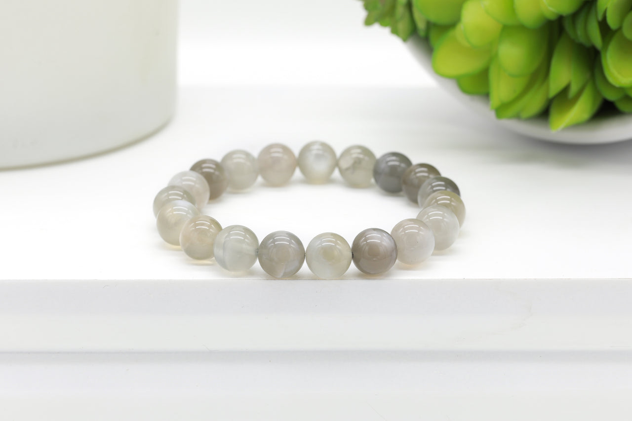 Gray Moonstone 10mm