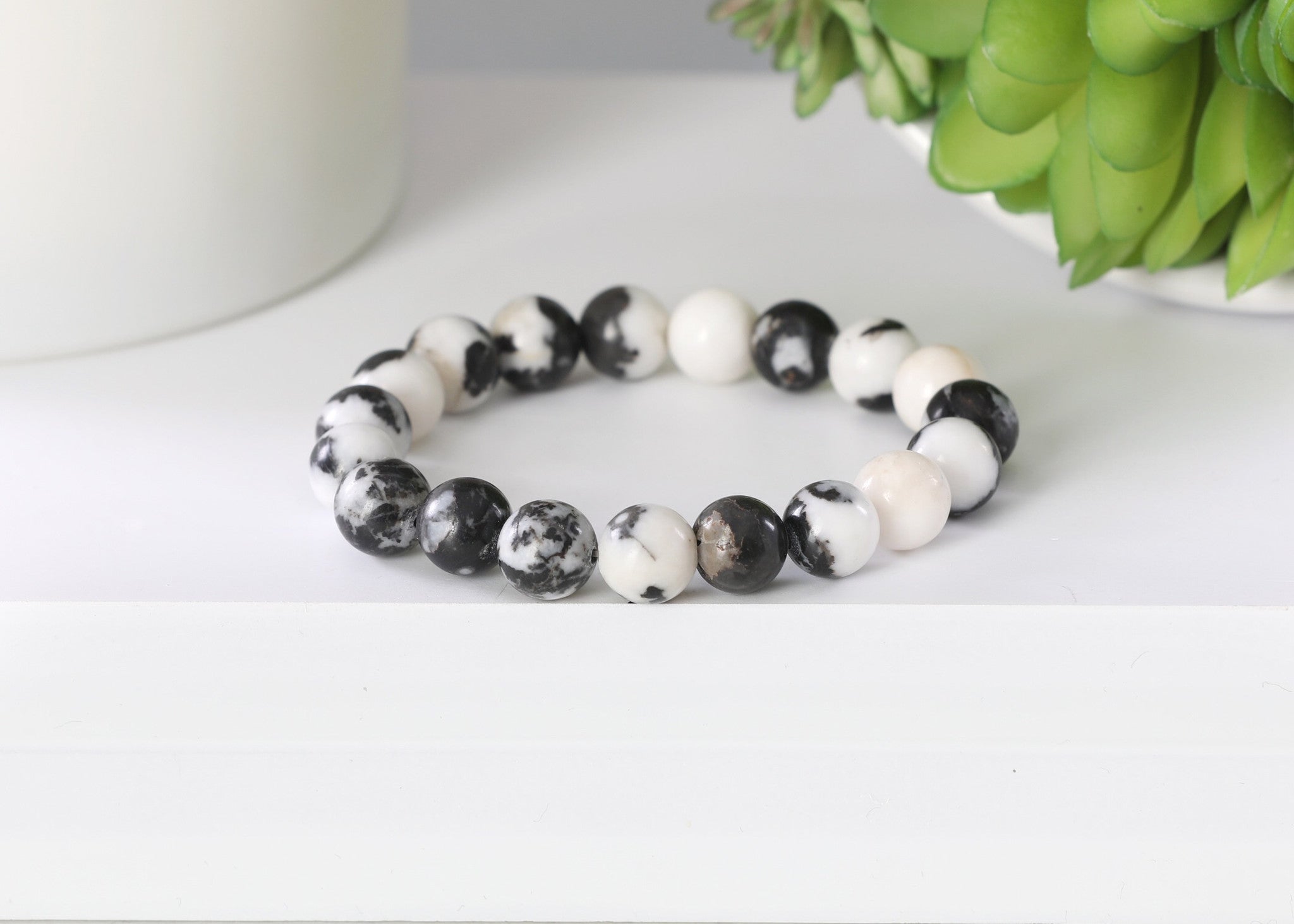 Jasper stone black hot sale and white