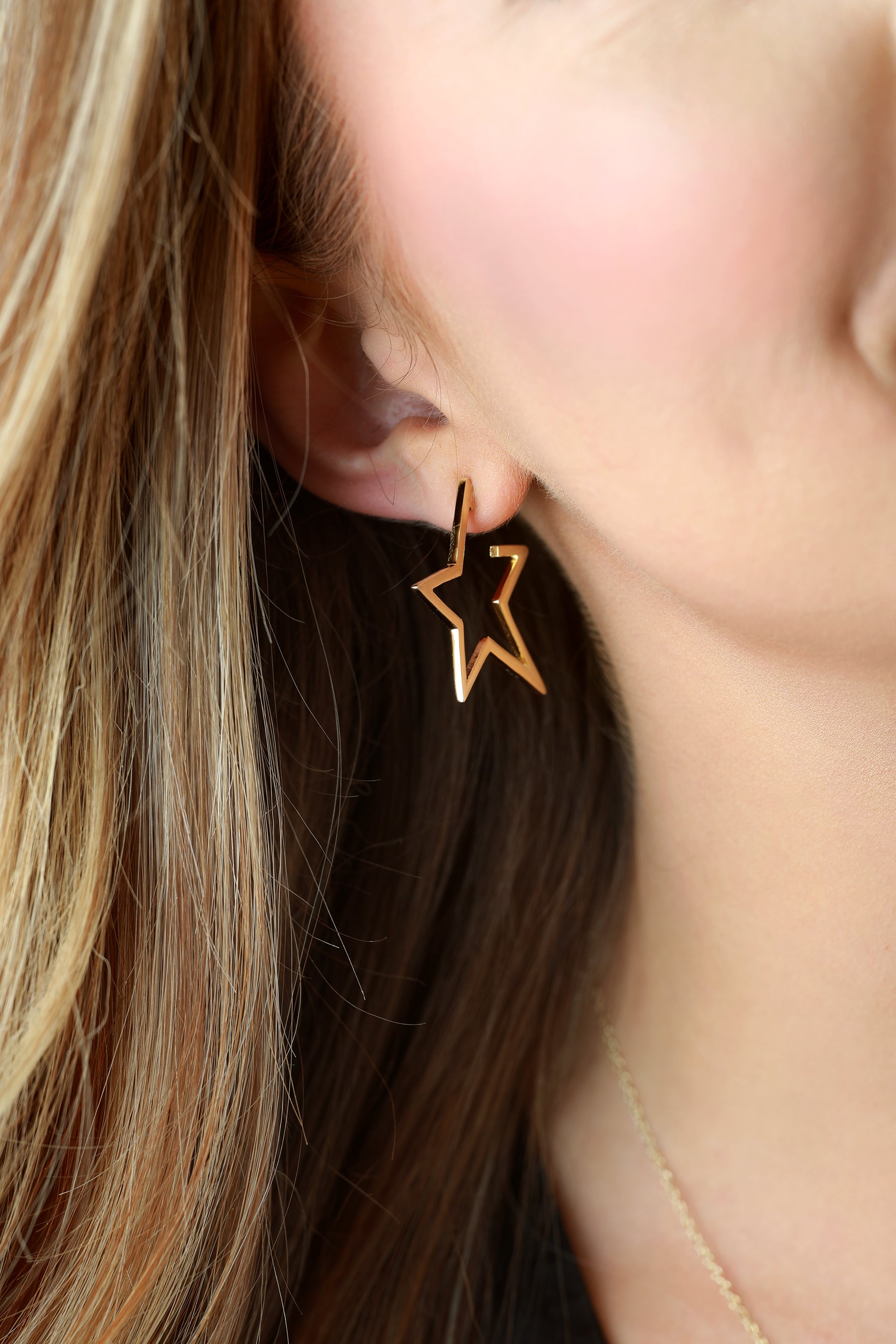 14K Solid Gold Star Stud Earrings 14K Gold Filled Star Stud Earrings 14kt  Solid Gold Star Earrings Gold Star Studs Geometric Studs Gold - Etsy