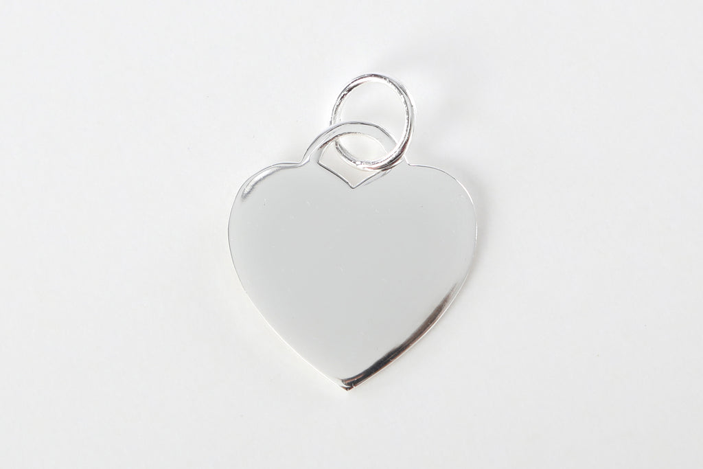 Sterling Silver Large Heart Charm