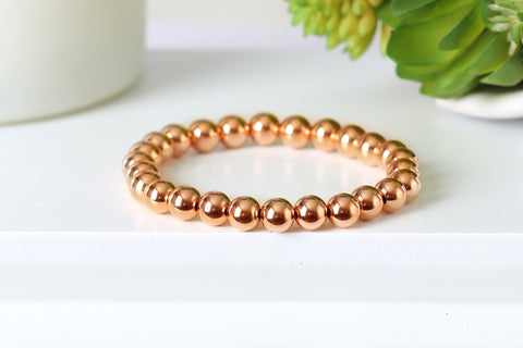 14k Rose Gold Filled 8mm