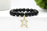 Gold Open Pave Star Charm